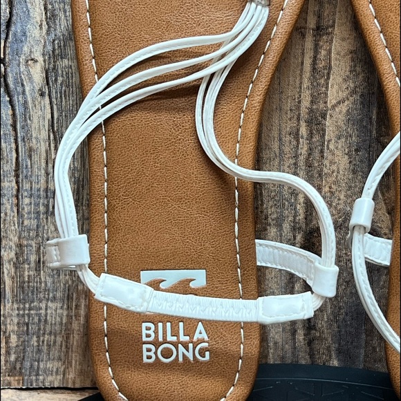 NEW Billabong Leather Thong Style Flip Flop ' Strand Walk ' Sandals Women's 9 - Picture 2 of 6